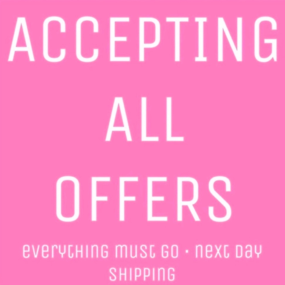 ACCEPTING ALL OFFERS!!! 😁